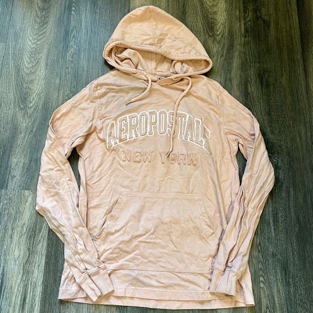 Y2K Aeropostale Blush Hoodie Mall Core Soft Girl Medium